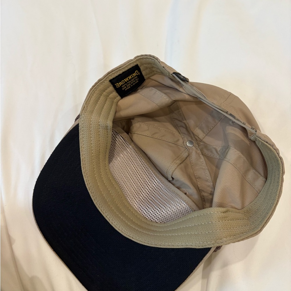 Browning Beige Cap With Embroidered Patch - image 3